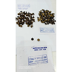 Mua Nút tán rivet (đinh tán) 2 mặt Bằng Thau không gỉ Màu vàng  màu đồng Size 6x6mm   9x9mm Trang trí quần áo  làm thủ công