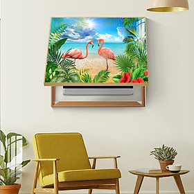 Mua Tranh Che Ổ Điện Nhiều Mẫu Chim Hồng Hạc Hiện Đại Phù Hợp với Phòng Khách  Phòng Ngủ  Văn Phòng