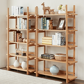 Mua Giá sách gỗ tự nhiên thiết kế đẹp cho gia đình