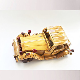 Mô Hình Xe Hơi (Mẫu-01) Tre Vàng Handmade
