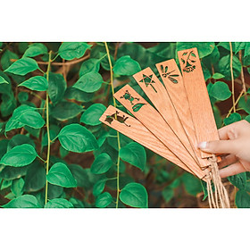 Bộ 5 Đánh dấu trang gỗ (bookmark)