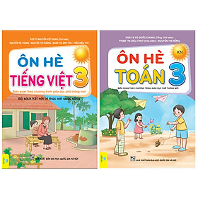 Sách - Bộ 2 cuốn Ôn Hè Toán + Tiếng Việt Lớp 3 Kết Nối - ndbooks