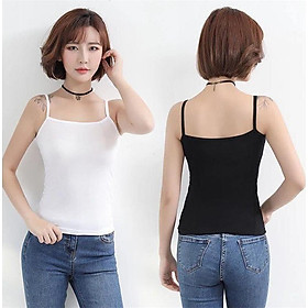 Combo 02 áo hai dây đen trắng