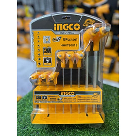 Mua BỘ CHÌA LỤC GIÁC ĐẦU BẰNG CHỮ T 8 CHI TIẾT 2-10MM INGCO HHKT80818 - HÀNG CHÍNH HÃNG