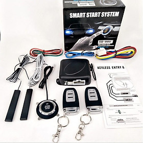 Chìa khóa Smartkey cho ô tô xe hơi từ xa Start/Stop Engine 12v Smart886