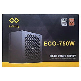 Mua Bộ nguồn máy tính Infinity ECO 750W – DC to DC – Hiệu suất 85% – Active PFC – Single Rail_ Hàng Chính Hãng