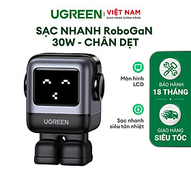 Mua Sạc nhanh RoboGaN 30W UGREEN CD359 | Công nghệ GaN II | Màn hình LCD | Hàng chính hãng - Bảo hành 18 tháng 1 đổi 1 | 25036 15550