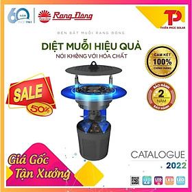 Đèn bắt muỗi thông minh Rạng Đông chính hãng Model: DBM01 5W tiện ích, hạn chế tiếng ồn, sản phẩm TOP của năm. Giá gốc tận xưởng
