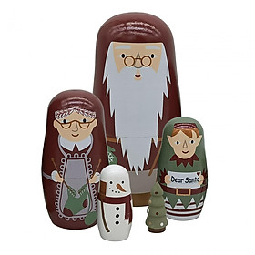 Russian Nesting Dolls Stacking Decorative Matryoshka Dolls for Craft