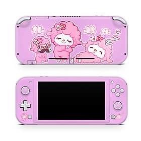 Skin decal dán Nintendo Switch Lite mẫu 8 bit hình cừu bông (dễ dán, đã cắt sẵn)