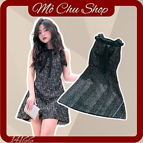 ĐẦM XOÈ DẠ BỐ MUỐI TIÊU PHỐI NƠ CỔ  14166