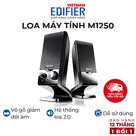 Mua Loa vi tính EDIFIER M1250 - Loa 2.0 mini cổng nguồn USB - Thiết kể nhỏ gọn - Vỏ gỗ giảm dội âm - Hàng chính hãng