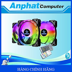 Mua Bộ 3 Quạt tản nhiệt CASE LOVING COOL XZ/ MF/ LJ-12025SG ARGB SYNC Main - Hàng Chính Hãng