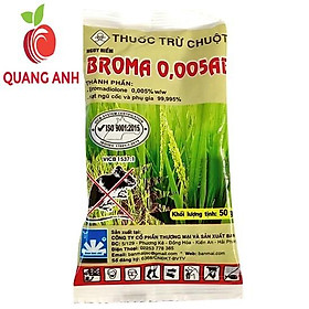 Mua BẢ DIỆT CHUỘT TRỘN THÓC BROMA GÓI 50gr