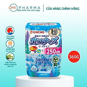 Hộp Làm Thơm Phòng Và Đuổi Muỗi Kincho Dạng Hạt 250 Ngày Hương Hoa Rừng