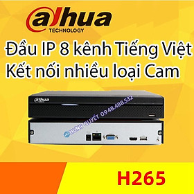 Mua Đầu ghi hình 8 kênh IP Dahua 2108 HS 4K có thể dùng làm đầu POE 8 kênh kết hợp với switch POE Hàng nhập khẩu đã up tiếng việt bảo hành 24 tháng