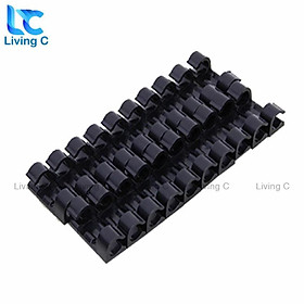 Mua Bộ 16 nẹp dây điện chống rối  combo 16 kẹp cố định dây điện dán tường