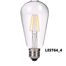 Combo 10 bóng led LEST64 - 4W ánh sáng vàng