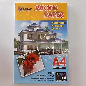 Mua Giấy in ảnh Parrot 135Gsm A4 1 mặt bóng