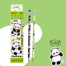 Ligen - Hộp 12 Cây Viết Chì Gỗ Panda IG2919