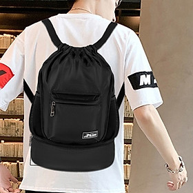 Balo dây rút thể thao đen Xbags Xb 6004, Chất liệu chống thấm nước hiệu quả