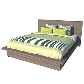 Mua Giường ngủ cao cấp Tundo màu xám 160cm x 200cm