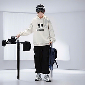 Bộ nỉ bé trai sành điệu 7-16 tuổi chữ BEBE vải dày dặn cao cấp dáng khỏe khoắn thời trang