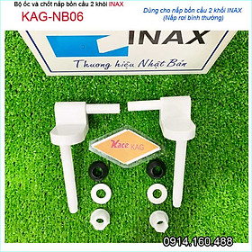 Mua Ốc chốt nhựa KAG-NB06 dùng cho nắp bàn cầu Inax  bộ ốc chốt cho nắp KHÔNG RƠI ÊM  bồn cầu Inax