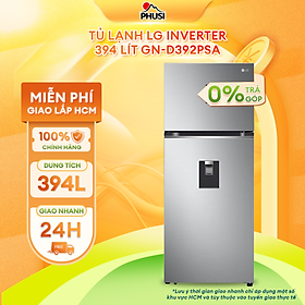 Mua Tủ Lạnh Smart Inverter LG 394 Lít GN-D392PSA - Hàng Chính Hãng - Chỉ GIao HCM