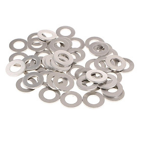 50 Pieces M12, Aluminum Alloy Oil Drain Plug, Crush Washer Gaskets for