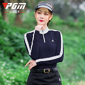 Áo dài tay golf nữ chính hãng PGM - YF232 - Thiết kế mới gồm 2 màu: đen và trắng