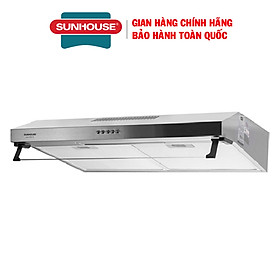 Máy hút mùi âm tủ vỏ inox sunhouse shb6118i - bạc - hàng chính hãng