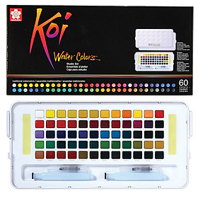 Màu nước nén Koi Water Colors 60 màu