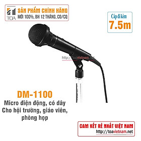 Mua Micro cầm tay có dây  micro giáo viên  micro hội trường  Mic hát karaoke hay: TOA DM-1100 - Hàng chính hãng