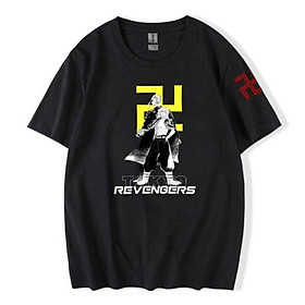 Áo Thun Cotton Màu Đen In Họa Tiết Anime Tokyo Revengers Thời Trang Cho Nam Và Nữ