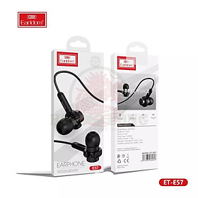 Mua Tai Nghe Có Dây Earldom E57 Jack 3.5mm Chui Tròn Dành Cho Điện Thoại Các Loại - Hàng nhập khẩu