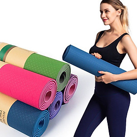 Thảm Tập Yoga, Tập Gym  FUNU Tặng Kèm Túi Đựng Thảm - Hàng Chính Hãng