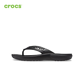Dép nhựa nam crocs classic flip u black - 207713-001