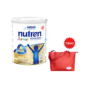 Sữa dinh dưỡng Nutren Junior 850g [BAO BÌ MỚI] - Tặng túi nữ Nutren màu đỏ