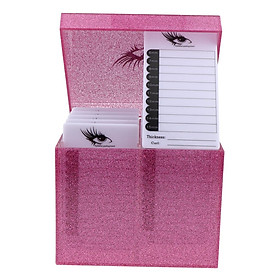 Acrylic Cosmetic Makeup Organizer Eyelash Storage Box Eyelashes Glue Pallet Holders 10 Layers Grafting Eyelash Extension Tool
