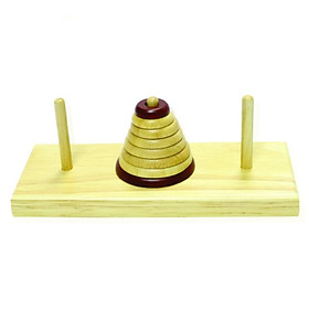 Tháp Hà Nội, tháp dời 8 vòng đồ chơi gỗ tự nhiên siêu đẹp 