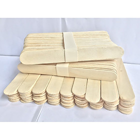 100 Que đè lưỡi gỗ tặng 50 que kem gỗ dùng làm đồ handmade dễ dàng thuận tiện cho các mô hình