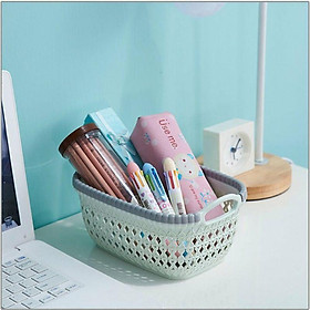 Mua Giỏ nhựa giả mây đan  giỏ hoa Việt Nhật