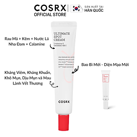 Kem Chấm Mụn Giảm Viêm COSRX AC Collection Ultimate Spot Cream 30g