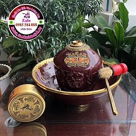 Mua Điếu Bát Chivas 21 bọc đồng dáng loe tặng kèm phụ kiện đầy đủ