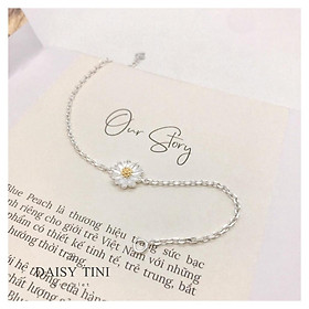 Lắc Tay Bạc Blue Peach Daisy Tini LT426
