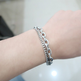 Vòng tay lắc tay unisex cá tính vòng tay nam vòng tay nữ phong cách Âu Mỹ cá tính punk rock hip hop