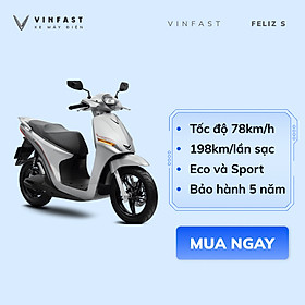 Xe máy điện VinFast Feliz S - Bạc