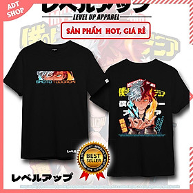 Áo thun My Hero Academia Shoto Todoroki Anime độc đẹp giá rẻ cổ tròn tay ngắn 2 mặt cực ngầu
