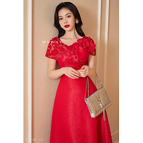 Đầm Nữ Dự Diệc MY WAY Kết Hoa Phối Ren Quý Phái 9MD2080